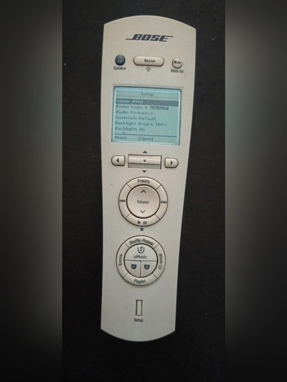 Bose Personal Music Center Remote Control Rca48s2-27